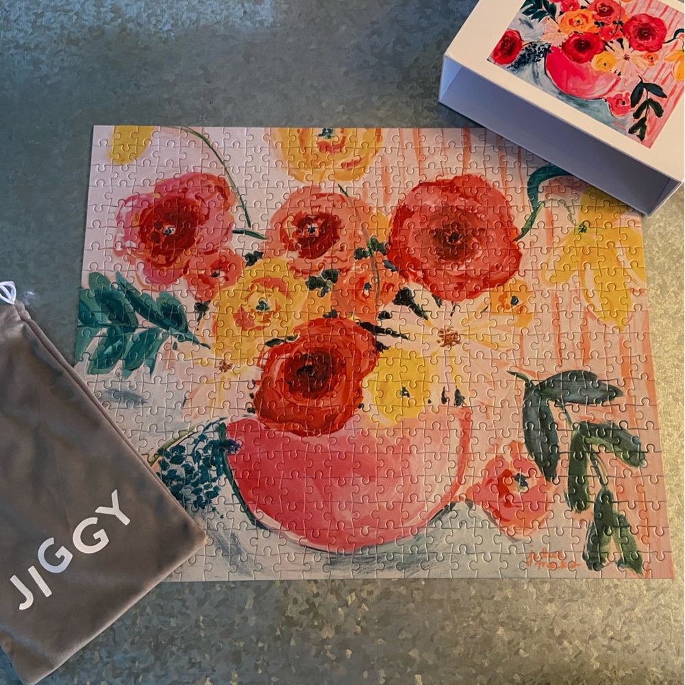 Flowers in vase 500 piece Jiggy puzzle